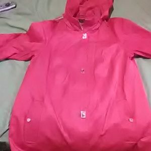 Jones New York Scarlet Raincoat